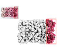 KADADSA Lot de 100 petites roses artificielles mélangées roses en papier de mûrier 15-18 mm pour mariage, scrapbooking (couleur rose 01)