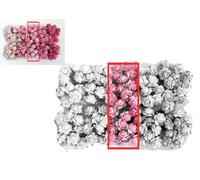 KADADSA Lot de 100 petites roses artificielles mélangées roses en papier de mûrier 15-18 mm pour mariage, scrapbooking (couleur rose 03)