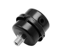 Kadagg 1/4" 12,5 mm Filetage à vis Filtre Anti-Bruit Silencieux pour compresseur d'air Noir