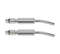 Kadagg 2 pièces buse de Tube de roulement Japonais pour Pistolets de Nettoyage intérieur de Voiture Pistolets à poussière de soufflage d'air Portant pièce de Rechange en Acier Inoxydable