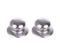 Kadagg 2 pièces/Ensemble Couvercle pour Batterie de Cuisine Casserole Couvercle de Bouilloire Batterie de Cuisine Casserole Couvercle de Bouilloire Boutons de Remplacement Couvercle Poignées