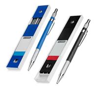 Kadagg 2mm 2B Porte-Plomb Automatique mécanique Dessin Crayon à Dessin 12 Mines recharges Plastique + métal