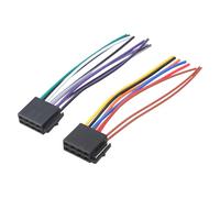 Kadagg Adaptateur de Faisceau de câbles Audio Radio ISO pour Voiture Compatible avec câble de connecteur de Fil Audio-stéréo