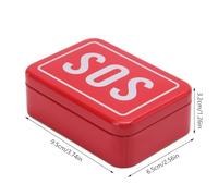 Kadagg Boîte « SOS » pour étui avec Couvercle de bœuf pour Kits d'équipement de Survie pour Fer à Repasser
