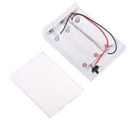 Kadagg Boîtier de Support de Batterie 21700 avec câble conteneur Transparent à 3 Fentes pour 3 Batteries 21700 Contacts plaqués métal