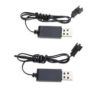 Kadagg Câble USB pour Drones avec connecteurs Câble de Chargement USB pour Batterie 37 V 500 mAh Sortie avec LED