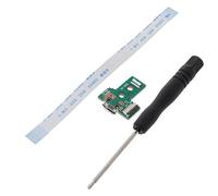 Kadagg Circuit imprimé USB Plaque de Chargement Contrôleur Prise Port JDS-030 12 Broches Câble d'alimentation Flexible Remplacement pour Plastique