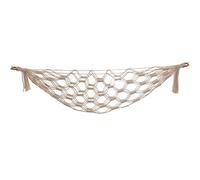 Kadagg Hamac en Filet pour Animaux en Peluche Hamac à Jouets Suspendu Support de Rangement pour Jouets en Peluche Chambre r et décoration Murale pour Corde de Coton de pépinière Bois