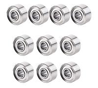 Kadagg Lot de 10 roulements à Billes à rainures Profondes 693ZZ 3 mm x 8 mm x 4 mm Double Blindage en Acier au Carbone Installation Facile Roulements Petits