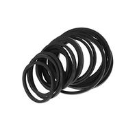 Kadagg Lot de 20 Courroies en Caoutchouc pour enregistreur de 1,5 mm, réparation et Entretien de l'enregistreur, Courroie carrée en Caoutchouc Mixte 25-170 mm, Noir