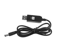 Kadagg USB pour C 5V à 12V Module de câble élévateur convertisseur de Tension connecteur mâle 2.1x5.5mm pour caméra routeurs Lampe de Table en Plastique