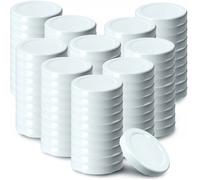 KADAX Lot de 100 couvercles Twist-Off Ø43 mm - Couvercles de rechange en métal pour bocaux 40ml & mini bocaux - Fermeture hermétique pour confitures, miel & épices