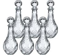 KADAX 6x décanteur d'alcool à whisky cristal 0,8L bouteille en verre avec bouchon