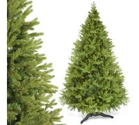KADAX Arbre de Noël "Rouet", Arbre de Noël avec support en plastique, 180 cm