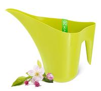 KADAX - Arrosoir de 1,2 L en plastique - Arrosoir à long col - Arrosoir pour plantes d'intérieur, arrosoir de jardin, vase d'arrosage pour fleurs - Vert