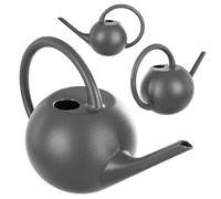 KADAX Arrosoir de 1,2 l - Petit arrosoir en plastique pour plantes d'intérieur - Arrosoir avec long bec verseur pour un arrosage facile - Gris