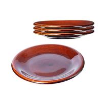 KADAX Assiette à manger, Assiettes en argile avec couche de céramique, Assiettes résistantes au lave-vaisselle, assiettes plates, assiettes de service pour le petit-déjeuner, le gâteau, les desserts