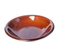 KADAX Assiette creuse 23 cm Grès Marron