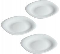 KADAX Assiettes à dessert "Bleia", assiettes à dessert blanches, set d'assiettes moderne, 6 pièces, lavable au lave-vaisselle