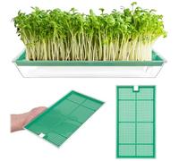 KADAX Bac à germination, 1 pièce, bol de culture pour germes, tamis à cresson en plastique, bol à cresson, bol à germes, bol de culture de cresson (grand)