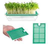 KADAX Bac à germination, 1 pièce, bol de culture pour germes, tamis à cresson en plastique, bol à cresson, bol à germes, bol de culture de cresson (petit)