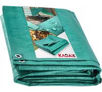 KADAX Bâche de jardin "Nole", bâche de couverture stabilisée UV, bâche de protection avec œillets, bâches & films de couverture, vert, 5x5 m