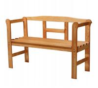 KADAX Banc de Jardin avec Dossier Parc en Bois 119 cm Terrasse Jardin Tik