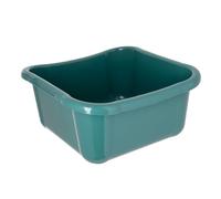 KADAX Bassine à linge rectangulaire, robuste, avec poignées confortables, bac de rangement, bac de nettoyage compact, vert, 8 l