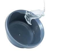 KADAX Bassine de lavage en plastique mat - Rond - Robuste - Pour salle de bain - Polyvalent - Gris foncé - 14 l