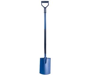 KADAX Bêche, Pelle avec poignée en D, Pelle de Jardinier pour Creuser, Pelle avec Manche métallique, Pelle de fouille, Pelle de Jardin pour fouille, Pelle de Jardin (Ronde)