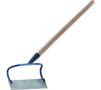 KADAX Bineuse de jardin en métal "Simo", houe avec manche en bois, sarcleuse pour ameublir, deux barres, 18cm
