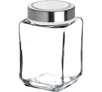KADAX bocal à provisions "Ferno", récipient en verre avec couvercle, conservation en cuisine, bocal à conserves, blanc, 500 ml
