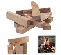 KADAX Bois d'Allumage en Hêtre, 10 kg, Allume-Feu Naturel et Efficace pour Cheminée, Four, Barbecue et Brasero