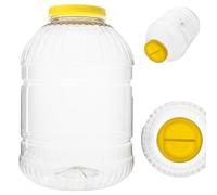 KADAX Boîte de Conservation avec Couvercle, Récipient en Plastique, Pot de Mise en Conserve avec Poignée, Récipient en Plastique pour Aliments, Boîte de Rangement Cuisine Organiseur (Rond 10L)