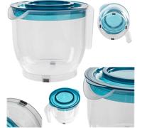 KADAX Bol de cuisine pour mélanger, pichet à battre, récipient avec unité de mesure, 2 l