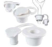 KADAX Bouchon en caoutchouc avec trou pour tubes de fermentation, bouchon hermétique pour fermentation, bouchon de fermentation, bouchon de fermentation, fermeture pour récipient de fermentation, seau