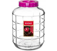 KADAX Bouteille de fermentation "Fenis", Bouteille de verre avec couvercle en plastique, Bouteille de vin, Bouteille de fermentation en verre, bouteilles, 26L