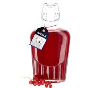 KADAX bouteilles en verre 500ml à fermeture mécanique - bouteilles à fermeture mécanique à remplir pour jus, kombucha, vin et sirop