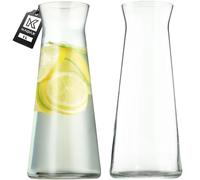 Pichet en verre KADAX, pichet en verre pour eau, pichet à boissons, 1 L,...