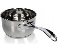 KADAX Casserole à manche "Ventre", Casserole à manche en acier avec long manche, 1,8 L