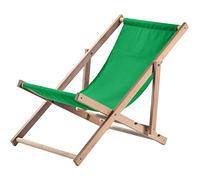 KADAX Chaise Longue Pliable en Bois pour se Détendre Confortablement à la Plage, sur Le Balcon ou dans Le Jardin, Transat Pliant d'Extérieur (Vert)
