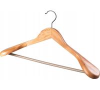 KADAX Cintre en bois, pour vêtements, chemise, costume, pantalon, jupe, crochet métallique pivotant à 360