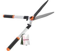 KADAX Cisaille à haies avec lames en acier, Sécateur manuel pour haies, branches, feuilles, plantes, Cisaille maniable avec poignées, Cisaille à buis (L : 58 cm)