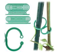 KADAX Clips pour plantes grimpantes et tuteurs - Accessoires pour soutenir les tomates dans le jardin et la serre (Omega)