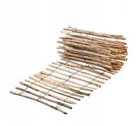 KADAX Cloture a Piquets en Bois de Noisetier pour Jardin, Ganivelle Naturelle et Durable pour Delimitation (4-6 cm, 80 x 500 cm)