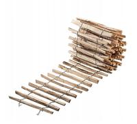 KADAX Cloture a Piquets en Bois de Noisetier pour Jardin, Ganivelle Naturelle et Durable pour Delimitation (4-6 cm, 60 x 500 cm)