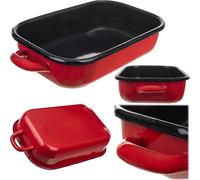 KADAX Cocotte émaillée 3,4L rouge