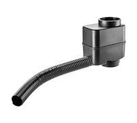 KADAX Collecteur d'eau de pluie pour jardin, réservoir d'eau de pluie pour un montage facile et rapide, réservoir d'eau de pluie à durée de vie, voleur de pluie en plastique (noir)
