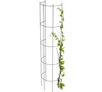 KADAX Colonne en Acier Treillis Tuteur Tuteur Colonne Plantes grimpantes Tour de Vigne Aide à L'escalade Grimpeur Grille Support de Plante Treillis métallique (H: 120cm)