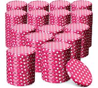 KADAX Couvercle à vis fi66 mm, kit de rechange en métal, couvercle twist-off avec 4 dents de verrouillage pour bocaux 200 ml et 315 ml